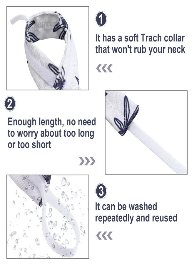 Sosation 14 Pcs Tracheostomy Supplies Adjustable Tracheostomy Tube Holder Adult Soft Reusable Trach Ties Collar Care Kits, One Size Fits Most People - Image 4